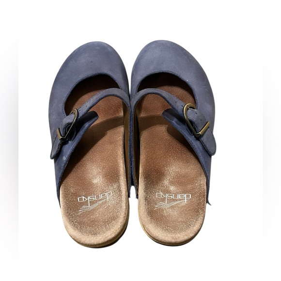 Dansko Martina Mary Jane Oiled Leather Buckle Mule Clog Womens Size 38 US 7.5 - Picture 6 of 8